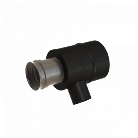 Pla - Adaptateur Pla Sur Ptr - Té Piquage Pla Fem - D 80 - Noir
