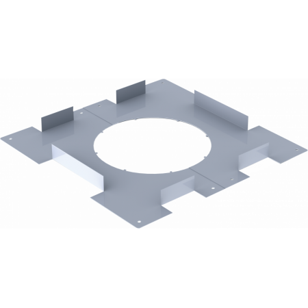 Pla G - Plaque De Distance De Securité Non Ventilée - D 100 ( D Ext 150 )