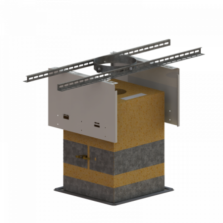 PTR30 Galva - Kit Fourp -Plancher Bois - D 100