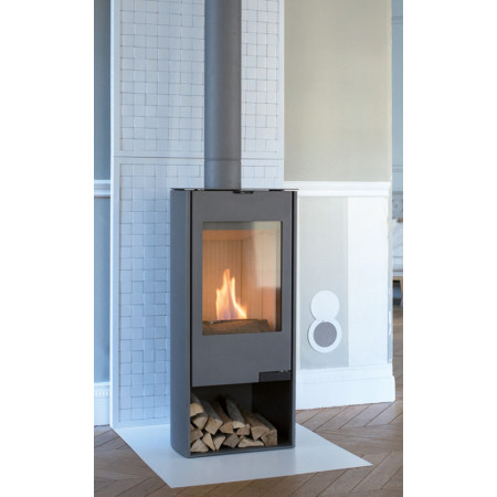 Kit Entrée D'Air - Pour Poêles À Bois - Blanc - D 160 - Obturable - Ref.Kea160B