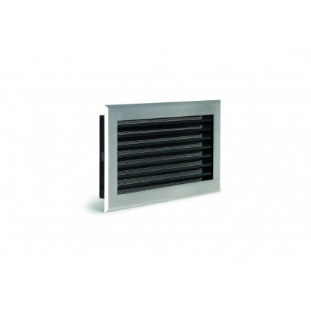 Grille A Lamelles Perforées - Inox - 335 X 185 - 360 Cm² - Sans Précadre - Ref.Blmh315I
